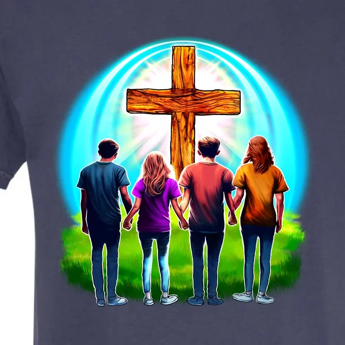 Teens Christian Catholic Retreat Garment-Dyed Heavyweight T-Shirt