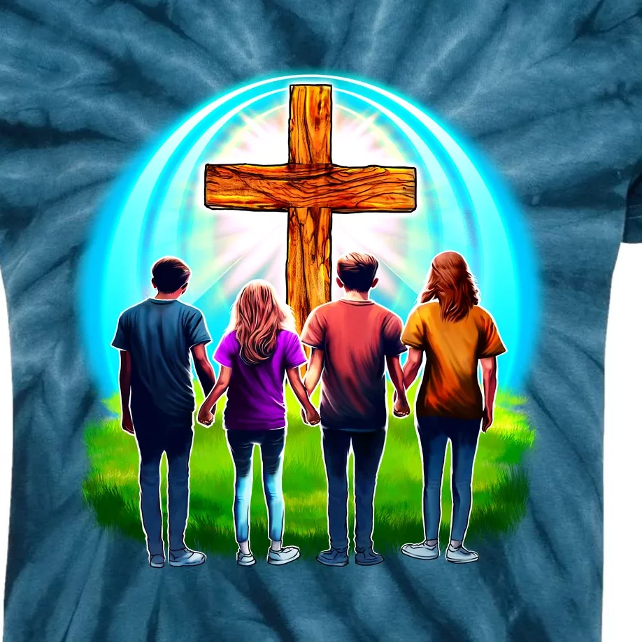 Teens Christian Catholic Retreat Kids Tie-Dye T-Shirt