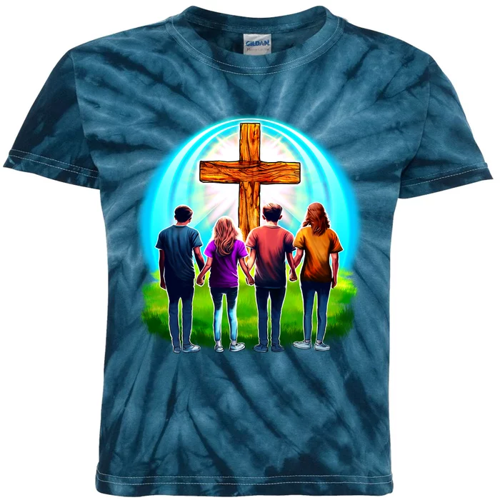 Teens Christian Catholic Retreat Kids Tie-Dye T-Shirt