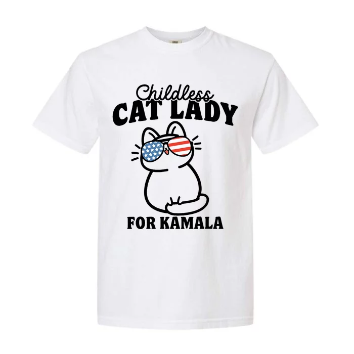 This Childless Cat Lady Is Voting Kamala Garment-Dyed Heavyweight T-Shirt