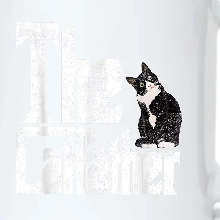 The Catfather Cat Father Mafia Whiskers Male Daddy Black Color Changing Mug