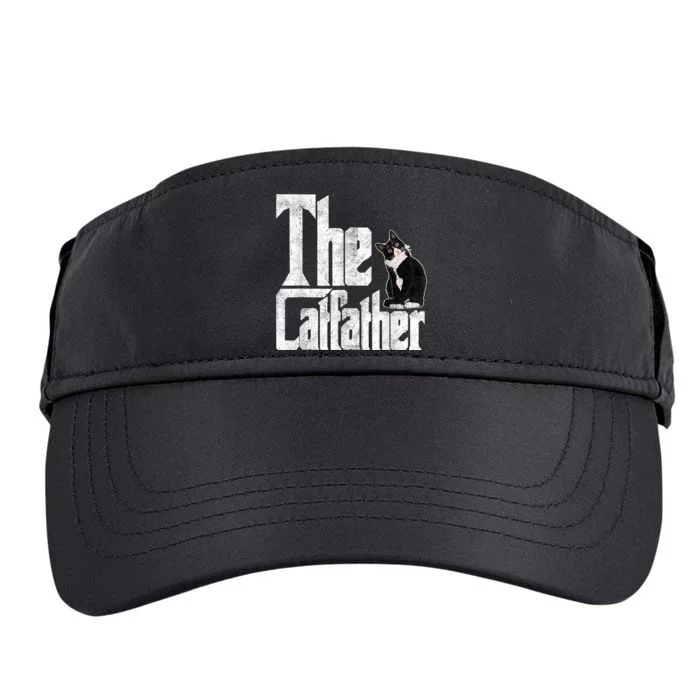 The Catfather Cat Father Mafia Whiskers Male Daddy Adult Drive Performance Visor