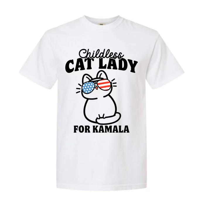 This Childless Cat Lady Is Voting Kamala Garment-Dyed Heavyweight T-Shirt