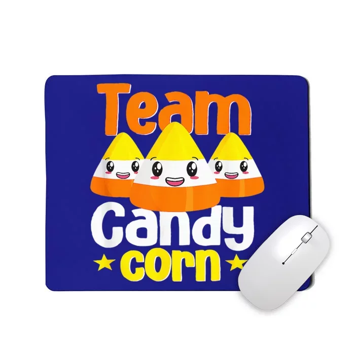 Team Candy Corn Halloween Costume Funny Mousepad