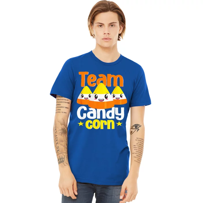 Team Candy Corn Halloween Costume Funny Premium T-Shirt