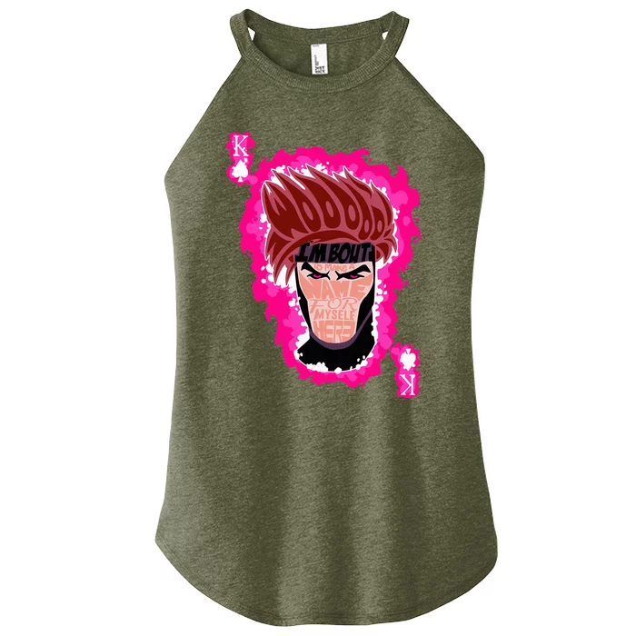 The Cajun Card King Women’s Perfect Tri Rocker Tank