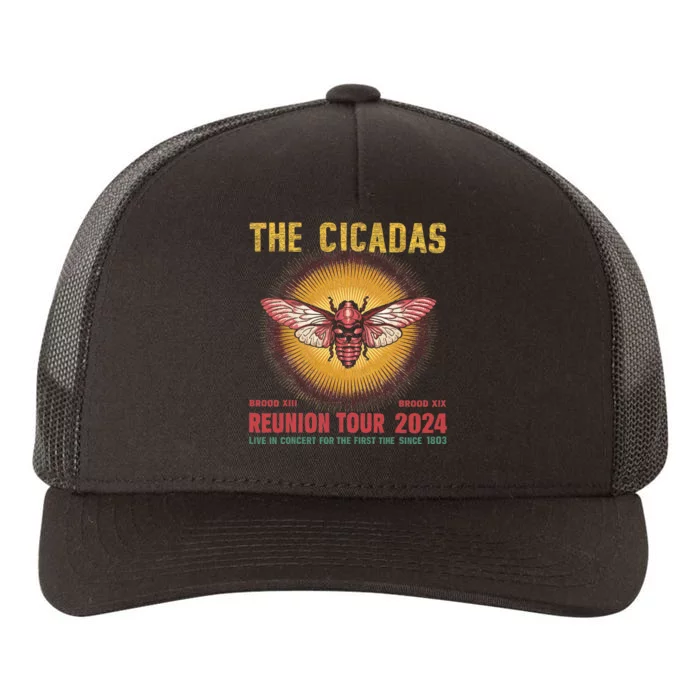 The Cicada Concert 2024 Year Of Cicada Bug Lover Nature Yupoong Adult 5-Panel Trucker Hat