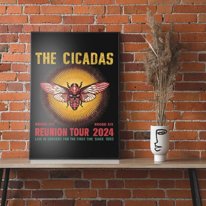 The Cicada Concert 2024 Year Of Cicada Bug Lover Nature Poster