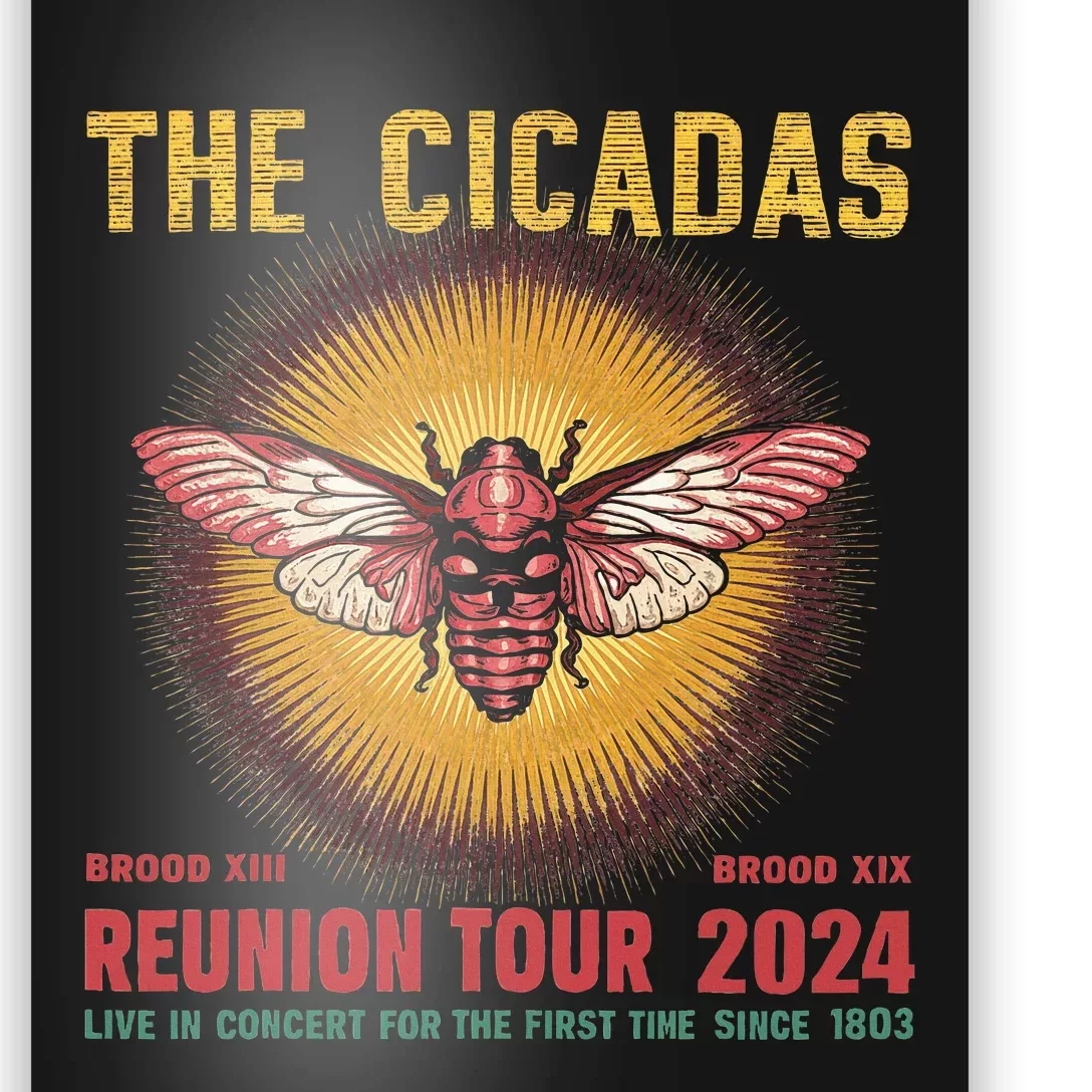 The Cicada Concert 2024 Year Of Cicada Bug Lover Nature Poster