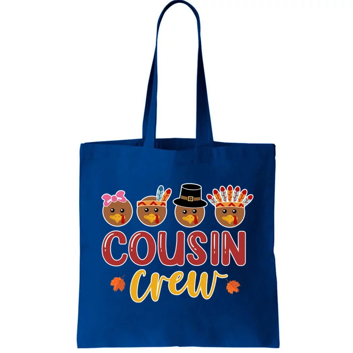 Thanksgiving Cousin Crew Cool Turkey Gift Holiday Great Gift Tote Bag