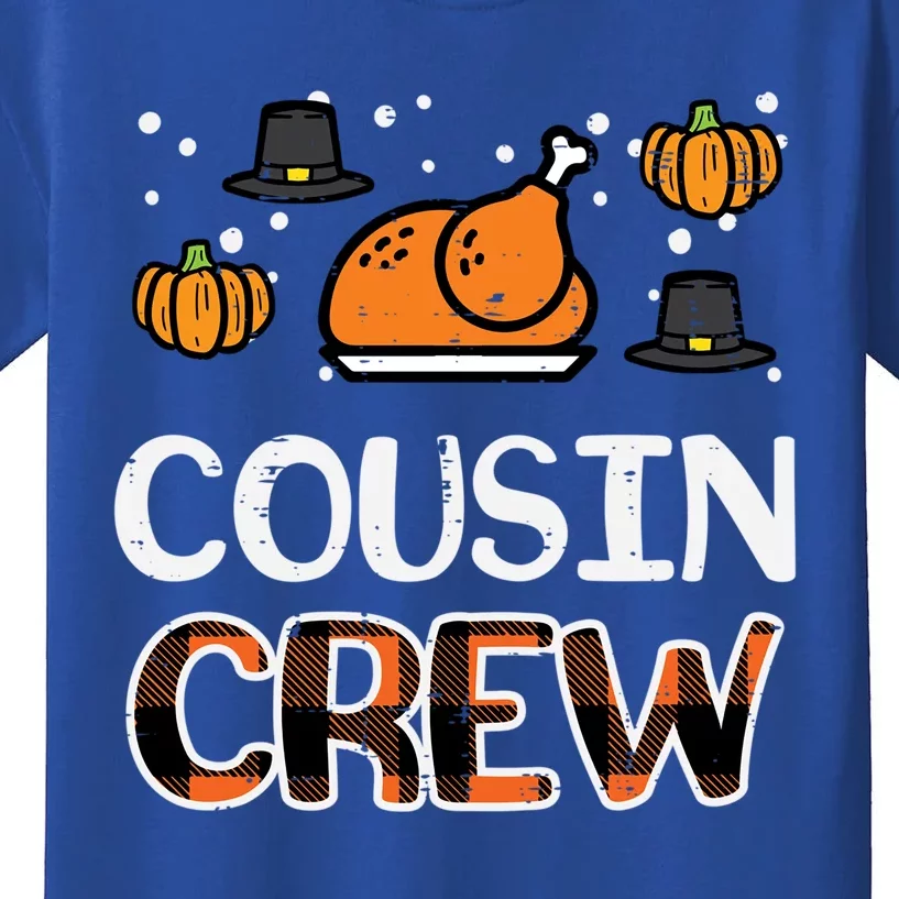 Thanksgiving Cousin Crew Fall Matching Great Gift Kids T-Shirt