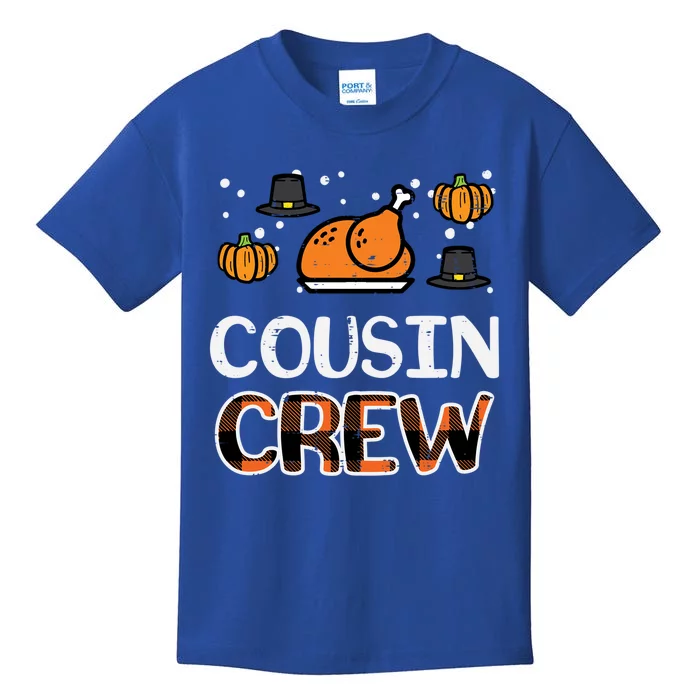 Thanksgiving Cousin Crew Fall Matching Great Gift Kids T-Shirt