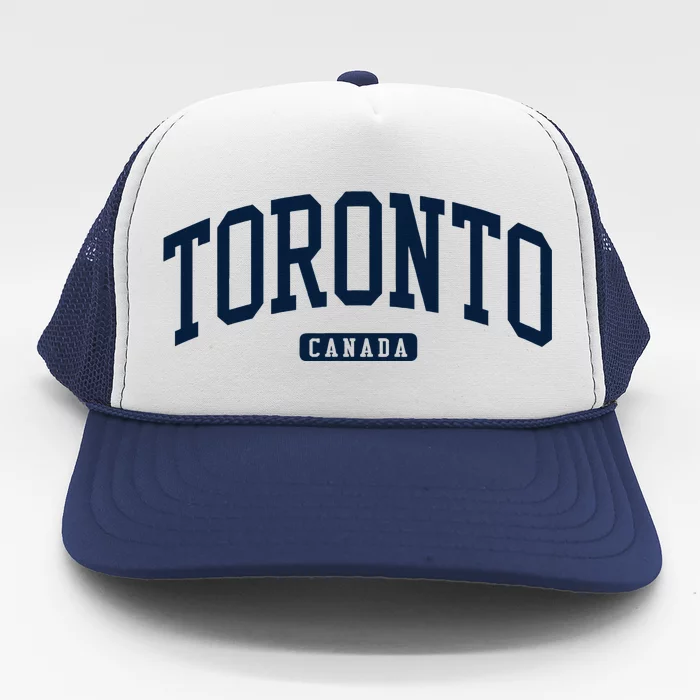 Toronto Canada College University Style Trucker Hat