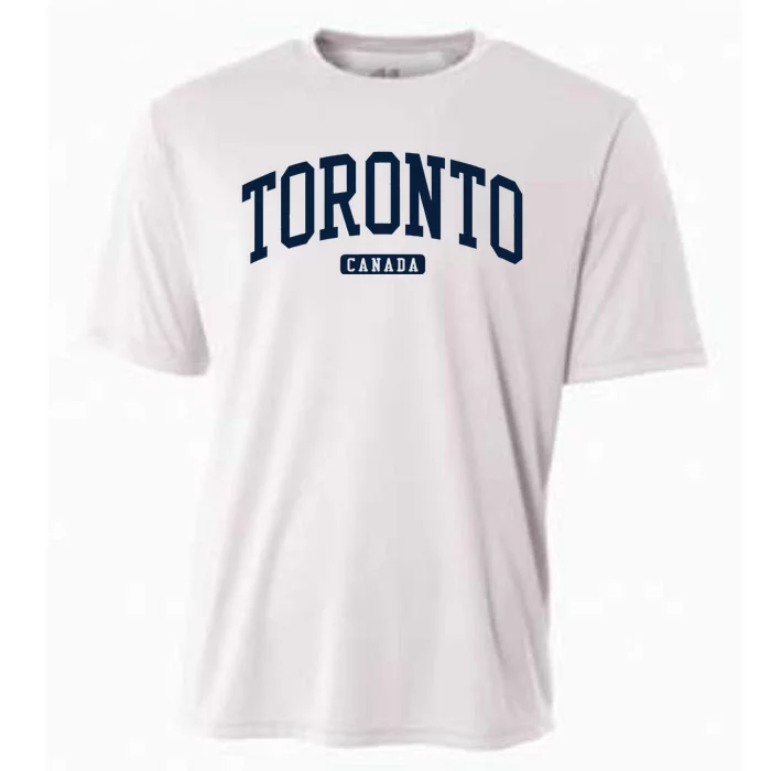 Toronto Canada College University Style Cooling Performance Crew T-Shirt