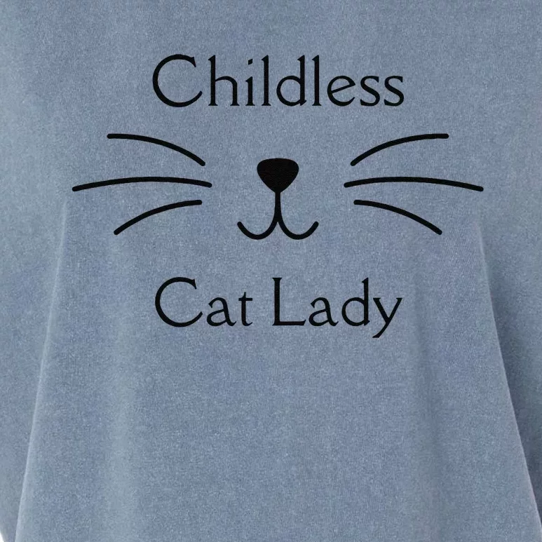 This Childless Cat Lady Ladies Is Voting Kamala Gift Garment-Dyed Women's Muscle Tee