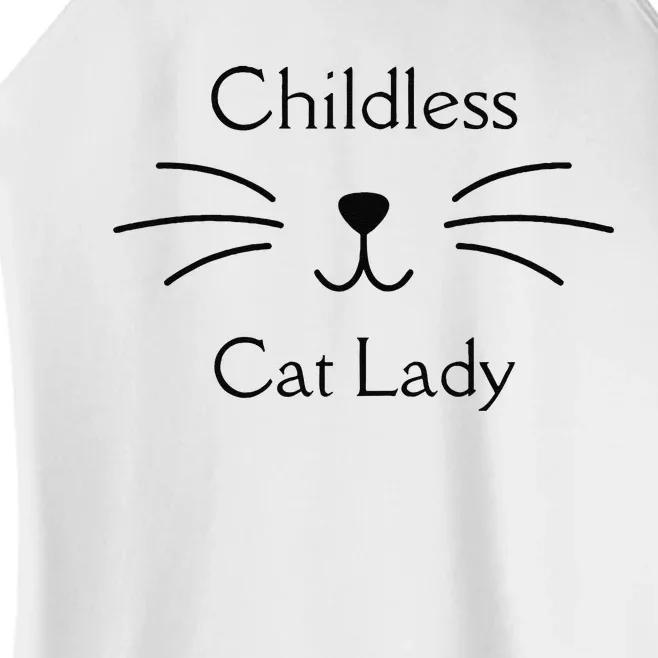 This Childless Cat Lady Ladies Is Voting Kamala Gift Women’s Perfect Tri Rocker Tank