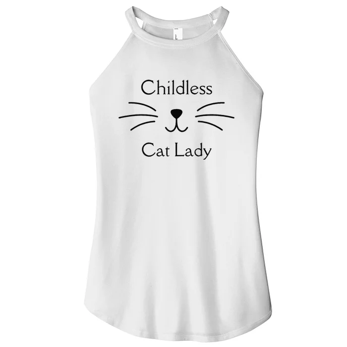 This Childless Cat Lady Ladies Is Voting Kamala Gift Women’s Perfect Tri Rocker Tank