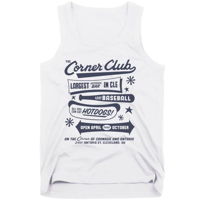 The Corner Club Largest Outdoor Bar In Cle Tank Top