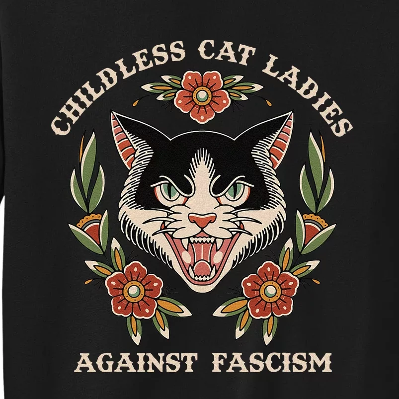 This Childless Cat Lady Ladies Is Voting Kamala Gift Sweatshirt