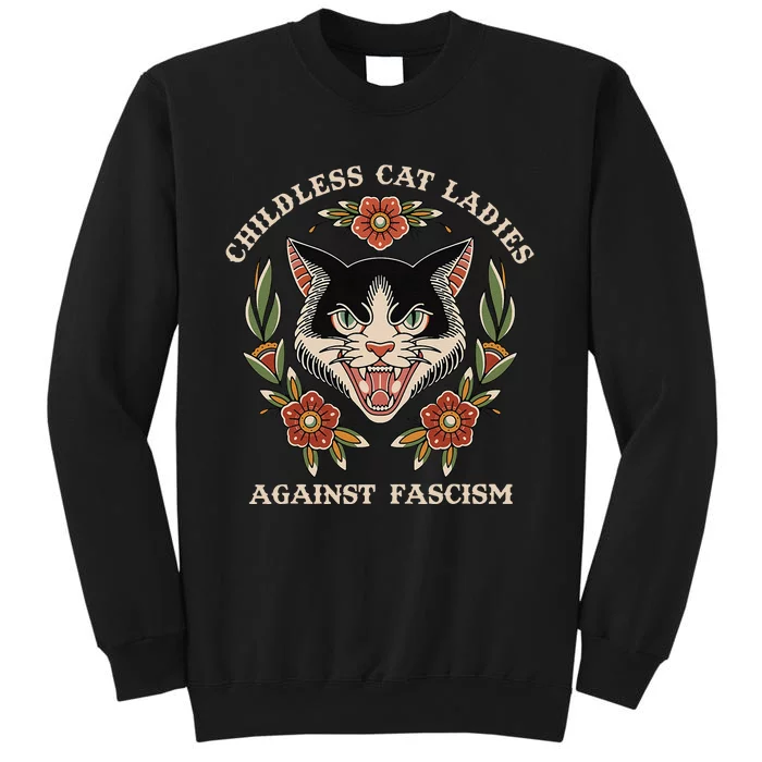 This Childless Cat Lady Ladies Is Voting Kamala Gift Sweatshirt