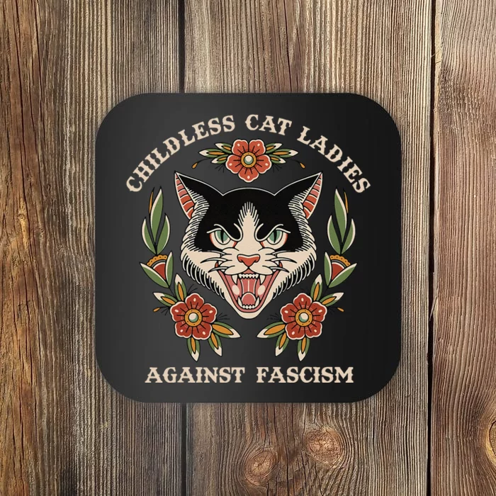 This Childless Cat Lady Ladies Is Voting Kamala Gift Coaster