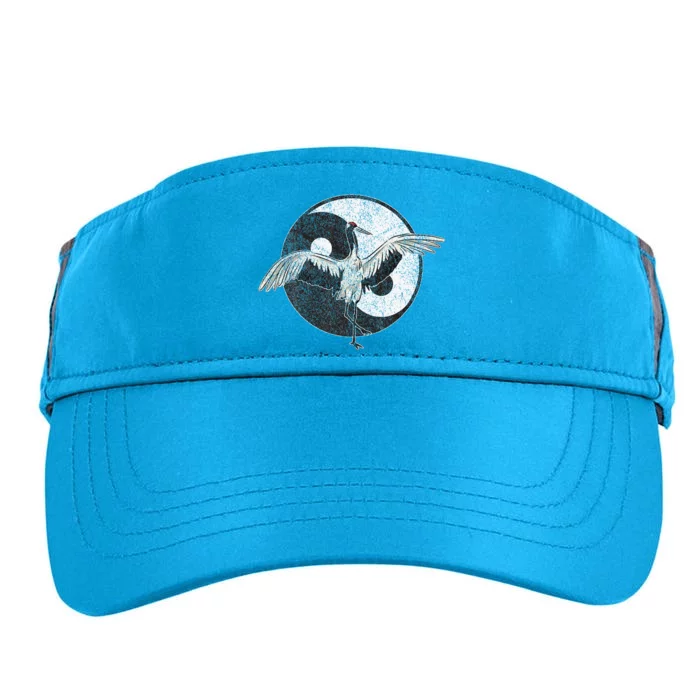 Tai Chi Crane Chinese Martial Arts Yin Yang Adult Drive Performance Visor