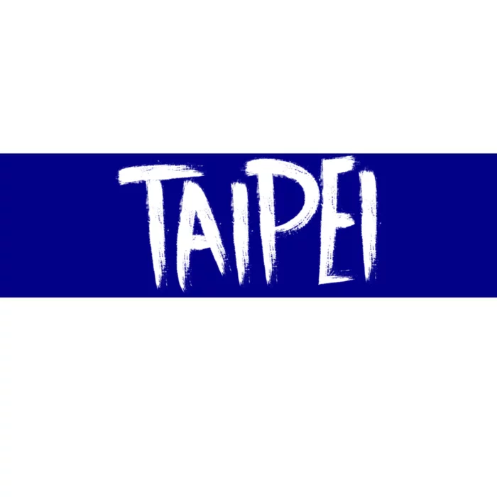 Taipei Capital City Cute Gift Taiwan Fan Hood Bumper Sticker