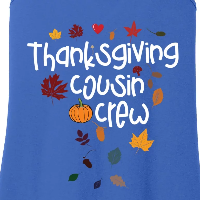 Thanksgiving Cousin Crew Cute Gift Ladies Essential Tank