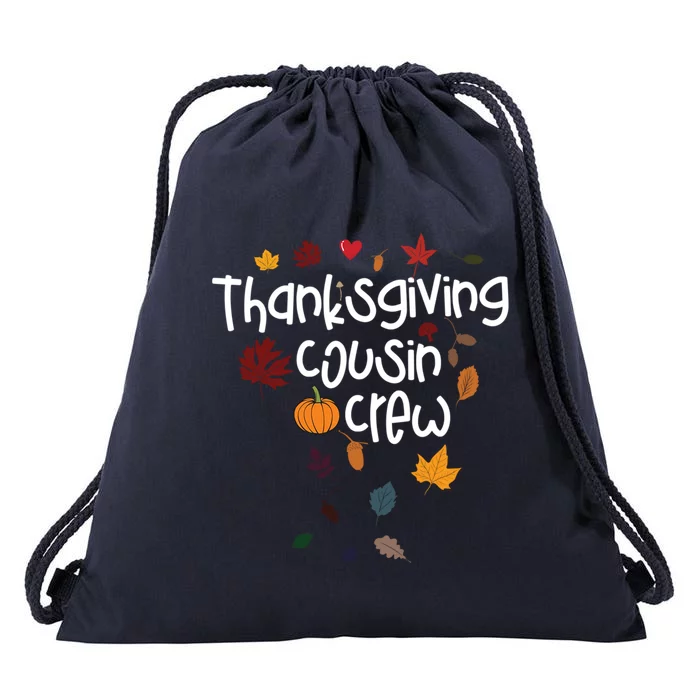 Thanksgiving Cousin Crew Cute Gift Drawstring Bag