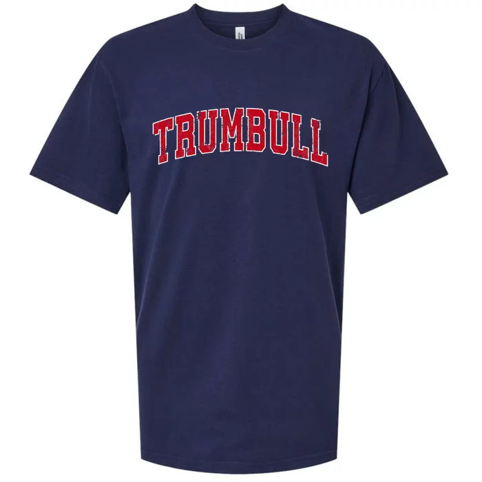 Trumbull Connecticut Ct Vintage Sports Sueded Cloud Jersey T-Shirt