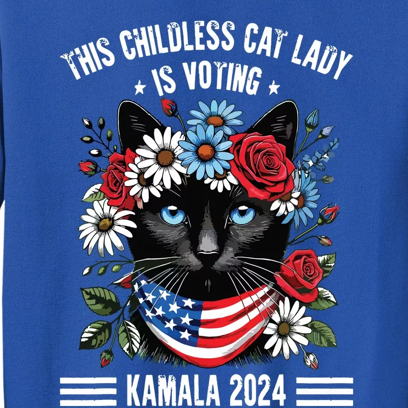 This Childless Cat Lady Ladies Is Voting Kamala 2024 Sweatshirt