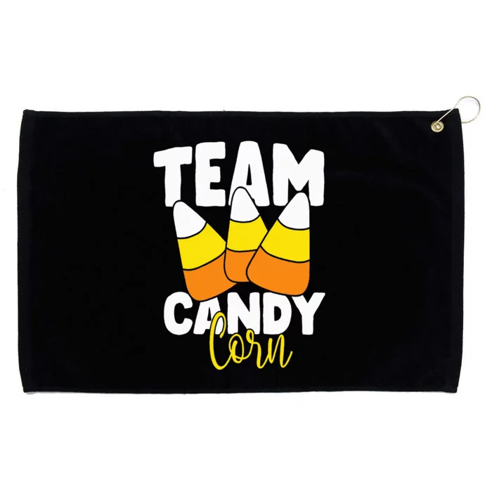 Team Candy Corn Halloween Costume Funny Grommeted Golf Towel