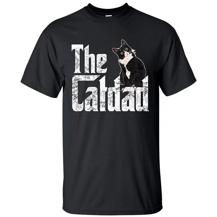 The Catfather Crazy Cat Father Kitty Daddy Tall T-Shirt