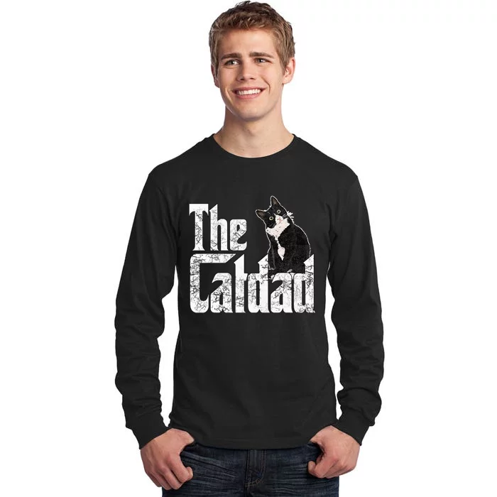 The Catfather Crazy Cat Father Kitty Daddy Tall Long Sleeve T-Shirt