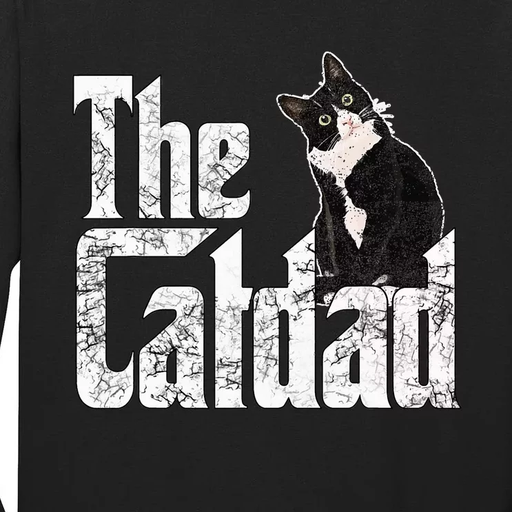 The Catfather Crazy Cat Father Kitty Daddy Tall Long Sleeve T-Shirt