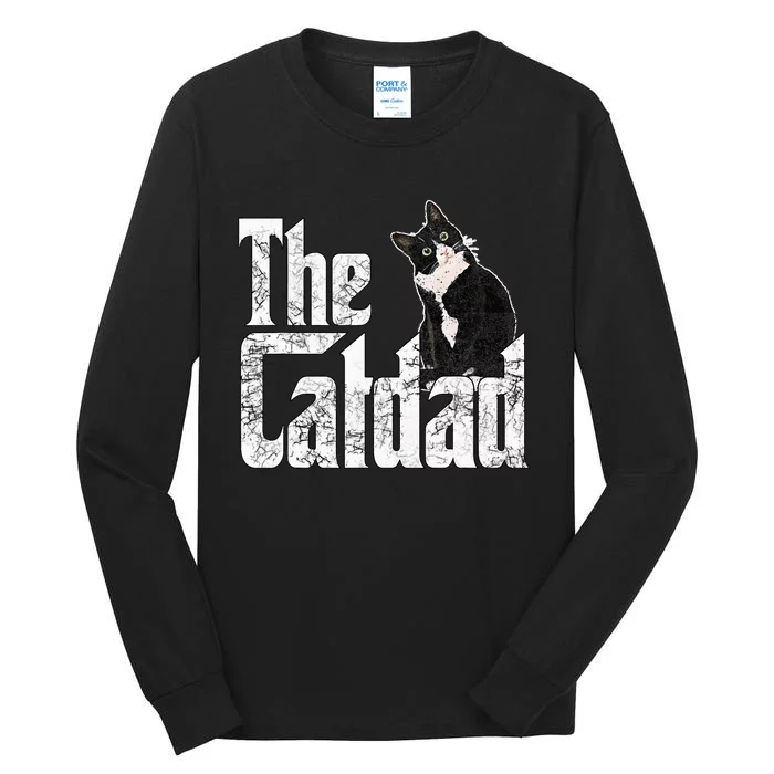 The Catfather Crazy Cat Father Kitty Daddy Tall Long Sleeve T-Shirt