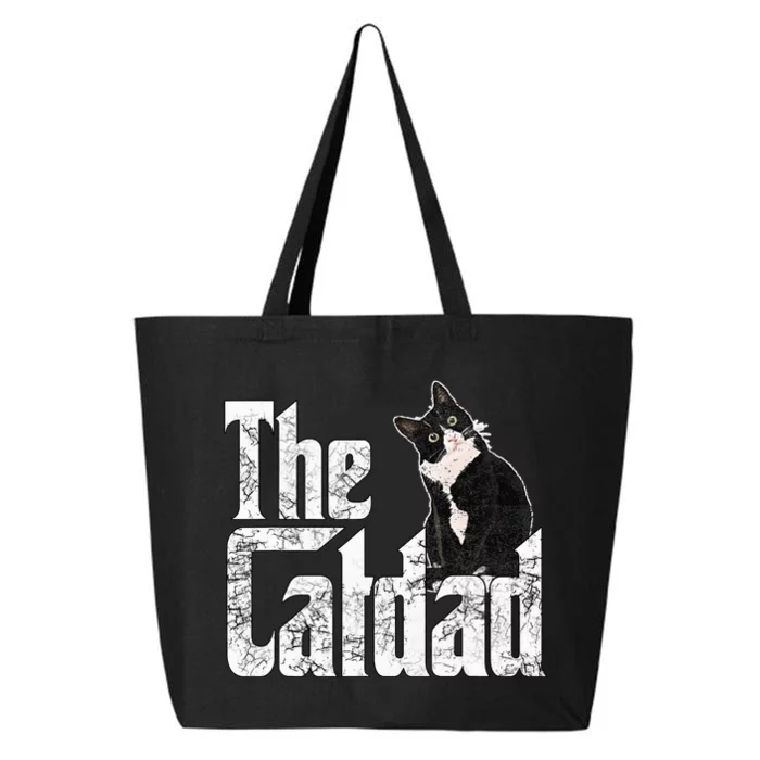 The Catfather Crazy Cat Father Kitty Daddy 25L Jumbo Tote