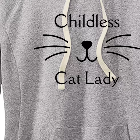 This Childless Cat Lady Ladies Is Voting Kamala Women's Fleece Hoodie