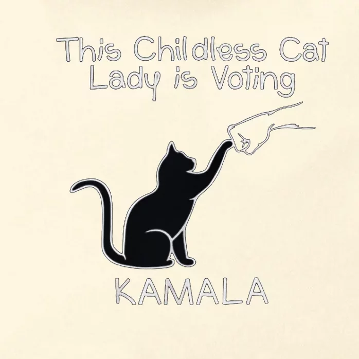 This Childless Cat Lady Is Voting Kamala Zip Tote Bag