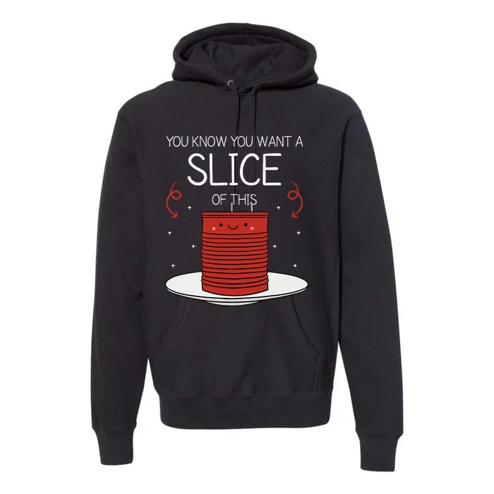 Thanksgiving Canned Cranberry Sauce Premium Hoodie