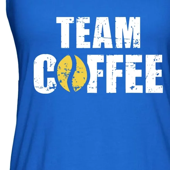 Team Coffee Coffee Lovers Ladies Essential Flowy Tank