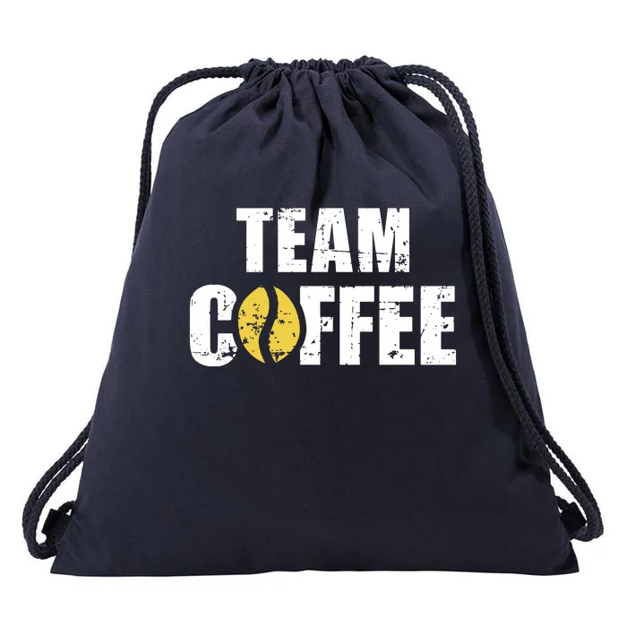 Team Coffee Coffee Lovers Drawstring Bag