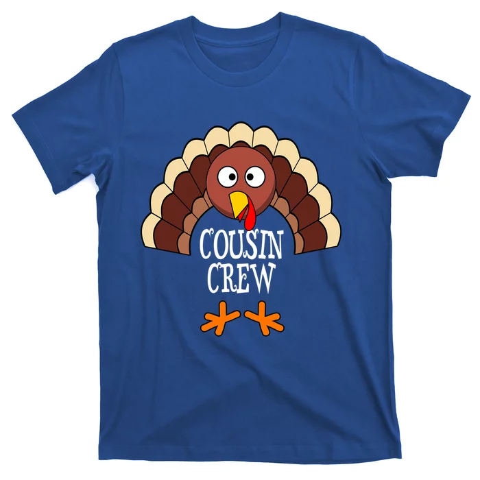 Thanksgiving Cousin Crew Turkey Group Matching Family Cute Gift T-Shirt