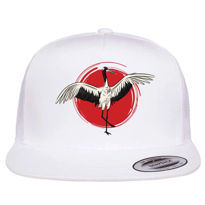 Tai Chi Crane Flat Bill Trucker Hat