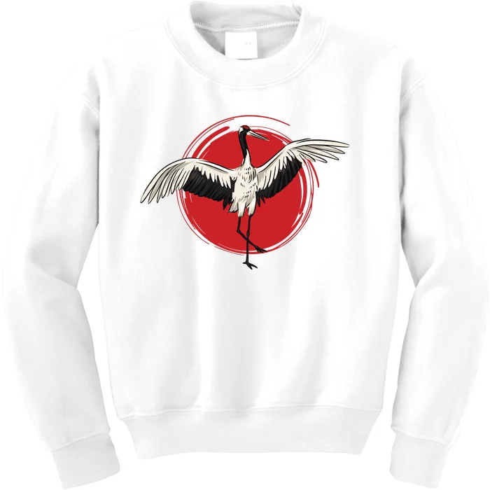 Tai Chi Crane Kids Sweatshirt