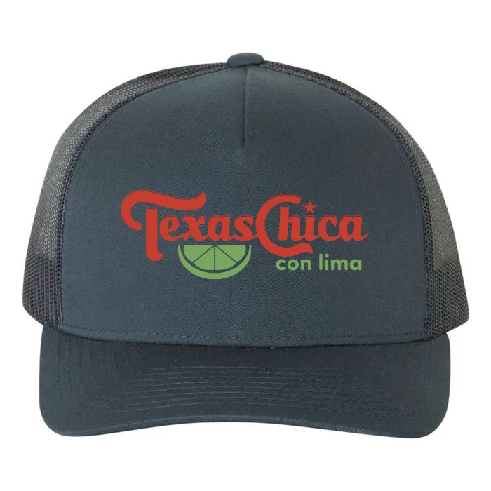 Texas Chica Con Lima Yupoong Adult 5-Panel Trucker Hat