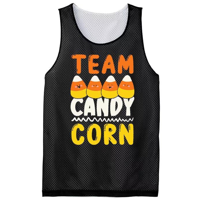 Team Candy Corn Funny Halloween Scary Lazy Costume Mesh Reversible Basketball Jersey Tank