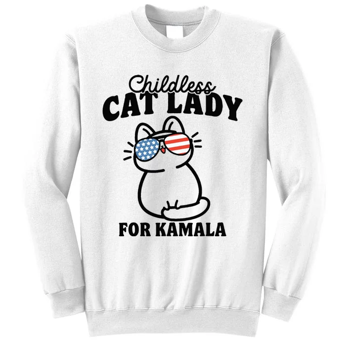 This Childless Cat Lady Is Voting Kamala Sweatshirt