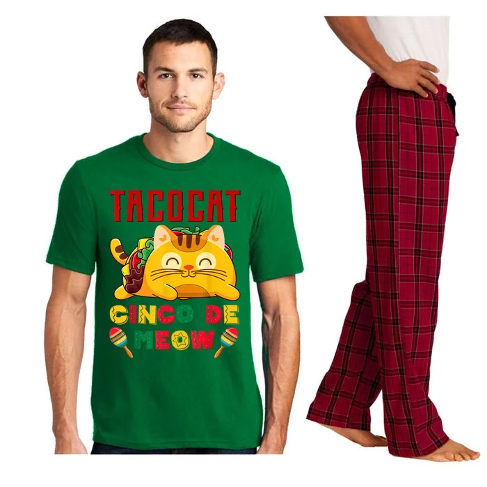 Taco Cat Cinco De Meow Mexican Fiesta Cat Lovers Cinco De Mayo Pajama Set