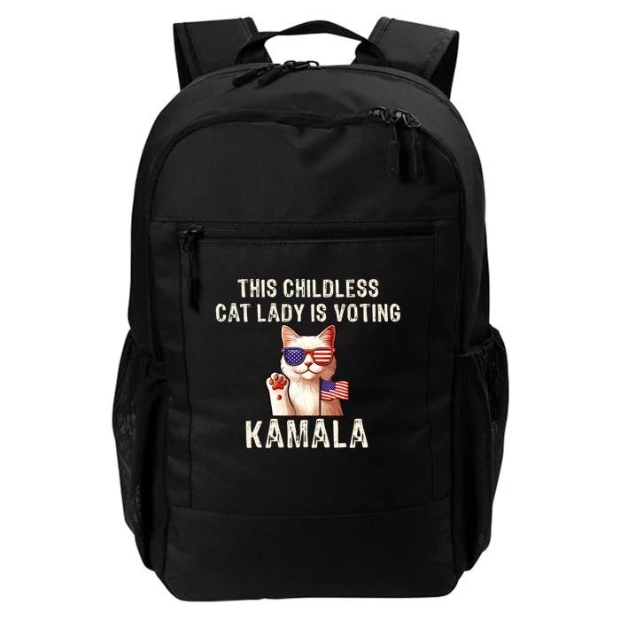 This Childless Cat Lady Is Voting Kamala 2024 Daily Commute Backpack